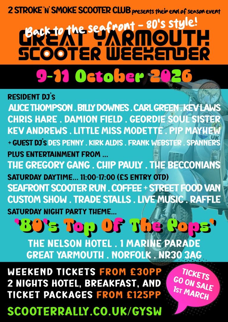Mods n Rockers Great Yarmouth Scooter Invasion 3